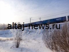 За последние два месяца количество отправленных контейнерных поездов из Алтайского края увеличилось до 25 составов.